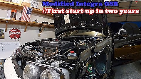 First Start Up In Two Years | Modified Integra GSR