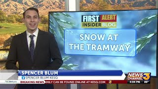 Insider Blog: When can we expect to see snow at the Tramway?