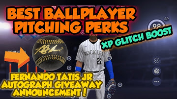 BEST BALLPLAYER PITCHER PERKS FOR THE XP GLITCH IN MLB THE SHOW 21 DIAMOND DYNASTY RTTS