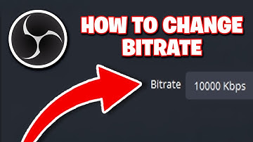 How To Change Your Bitrate On OBS Studio - Step By Step