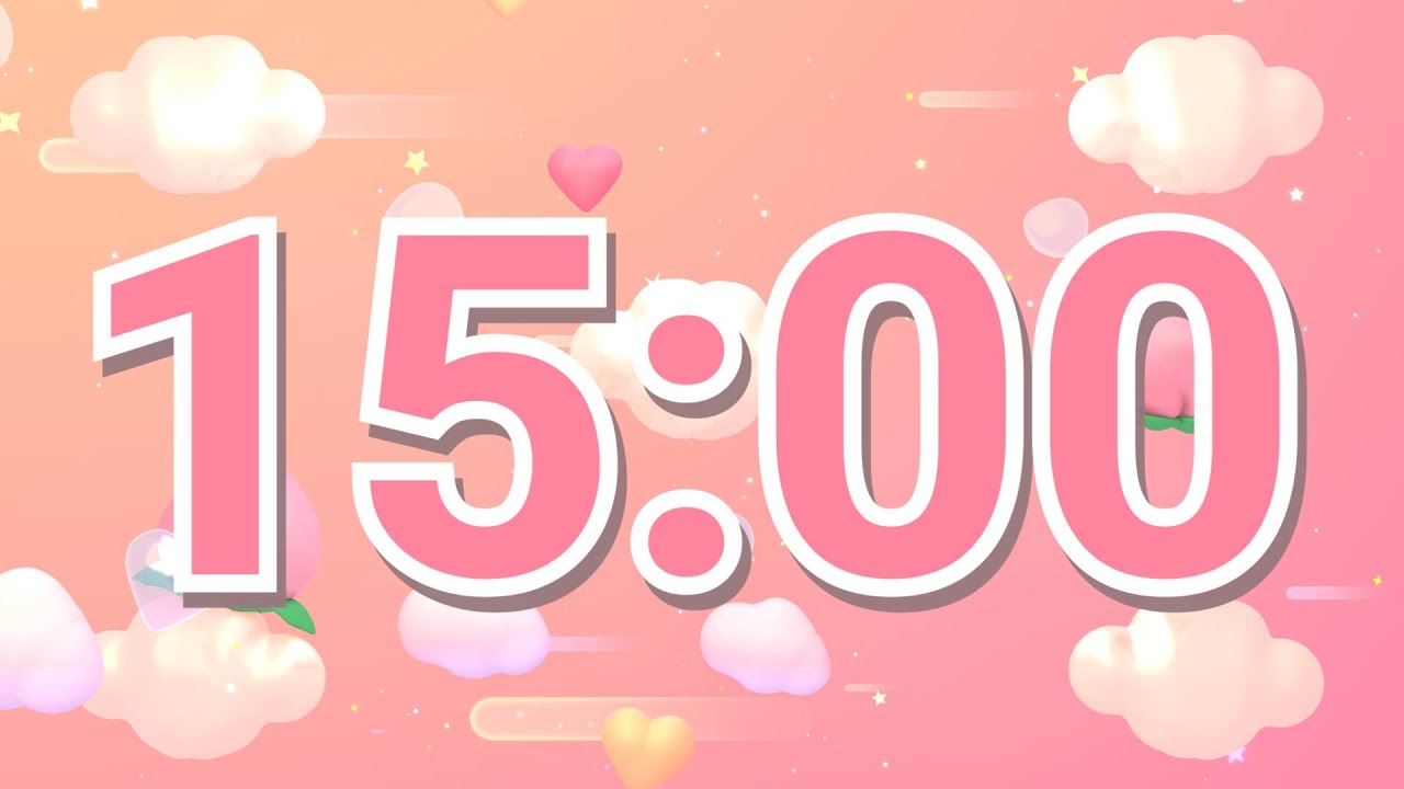 15 Minute Calm Timer | Soft Ambient Music | Relaxed Focus Countdown ...