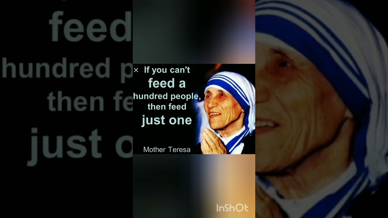Mother Teresa Golden Words ♥ 