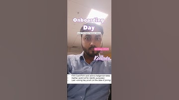 Accenture Onboarding Day - Kolkata - 22 augustus 2025 #AccentureIndia #Onboarding #JoiningDay #Life