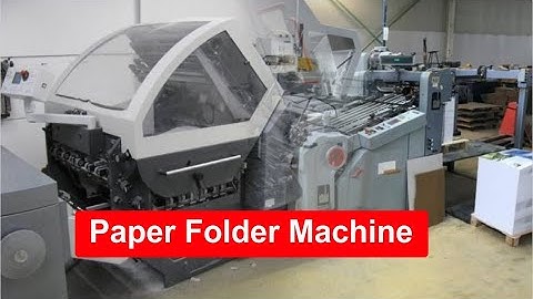paper folder machine | how to stahl folding machine reviews | folder machine