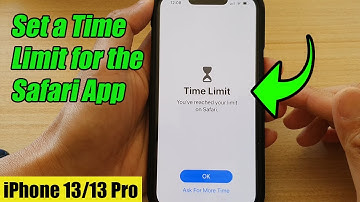 iPhone 13/13 Pro: How to Set a Time Limit for the Safari App