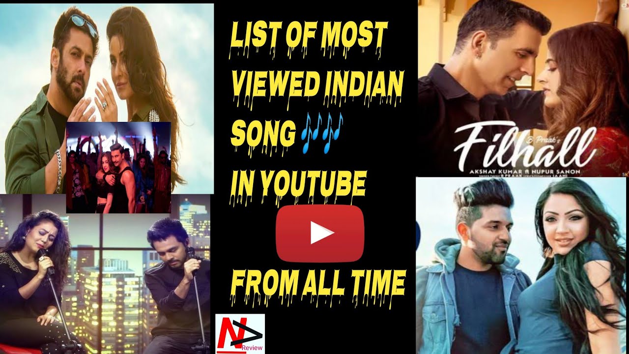 List of most viewed Indian song in YouTube of all time | top 10 most