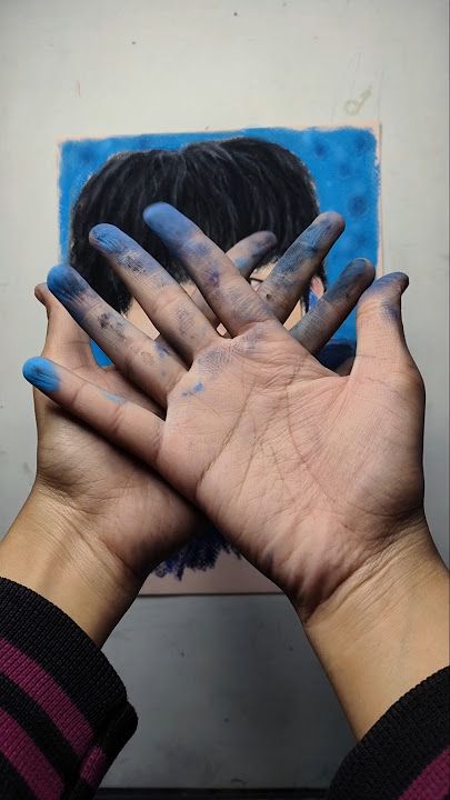 BTS Jin Drawing 🐟💜 Soft Pastel Portrait #bts #art #jin #shorts