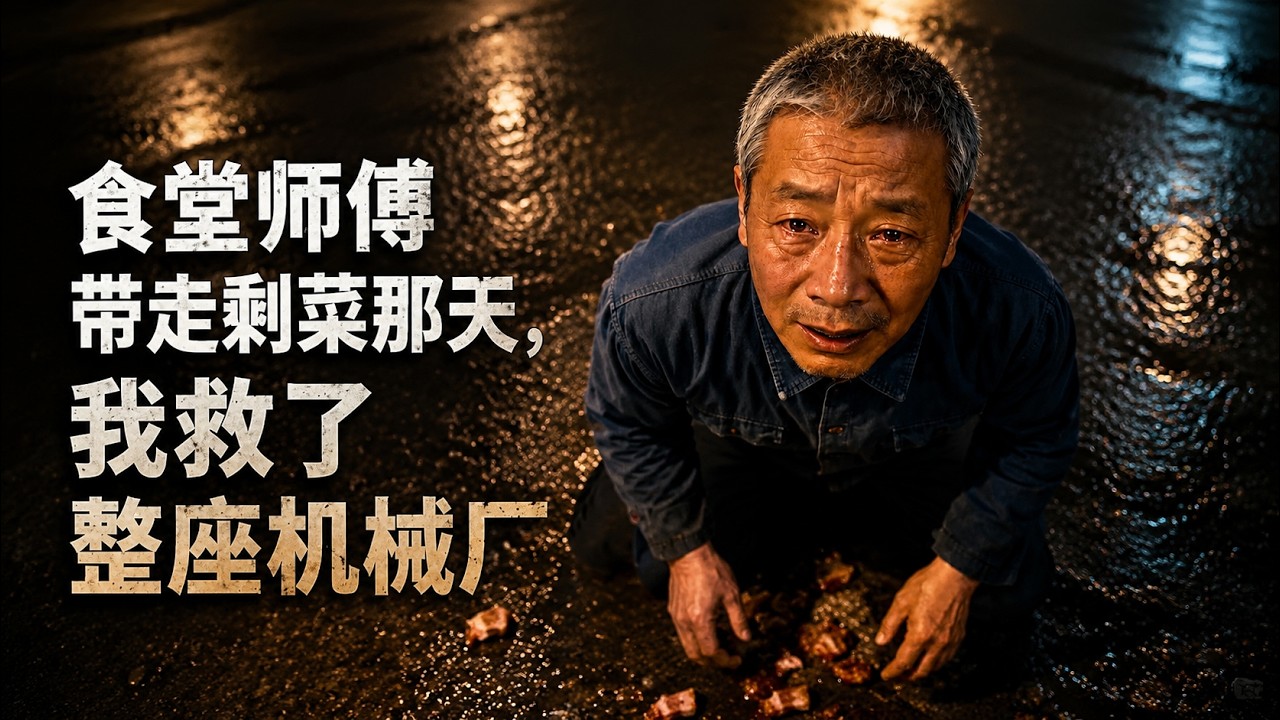 食堂師傅帶走剩菜，竟救了整座機械廠