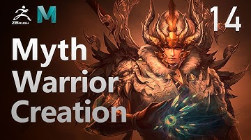 Myth Warrior   Game Character Zbrush Sculpt Maya 3D Modeling & Textures Tutorial Part14