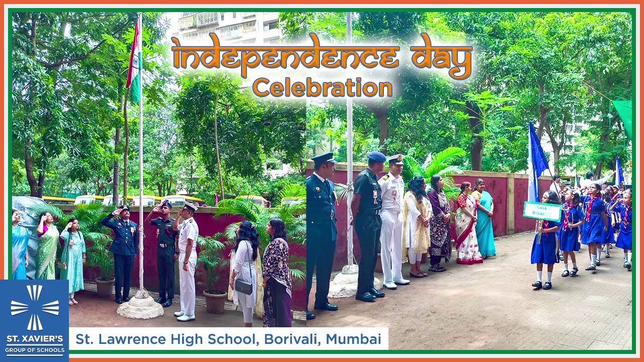 Independence Day Celebration at St Lawrence High School Borivali Mumbai