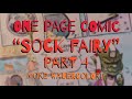 “Sock Fairy” - One Page Comic - Pt 4 - More Watercolor!