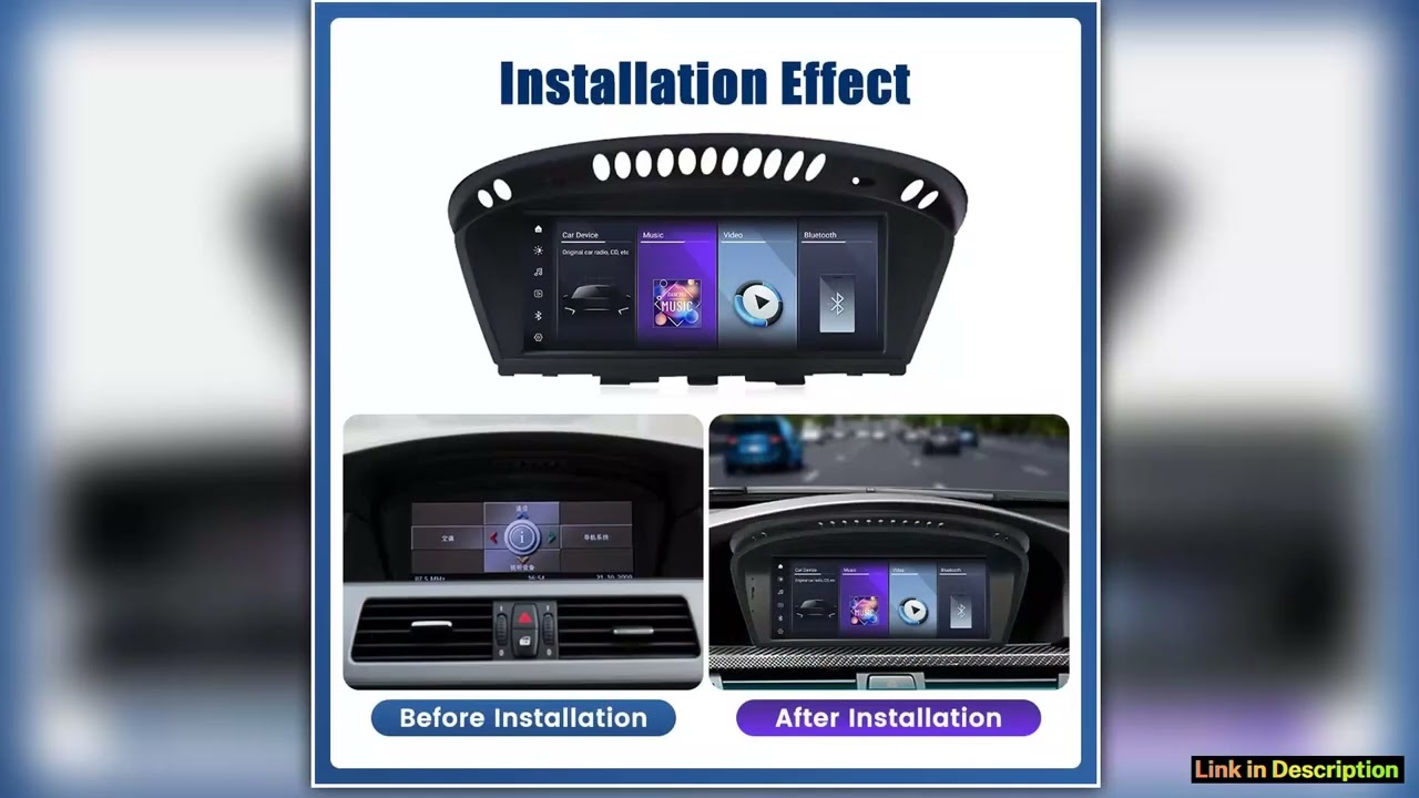88 Car Radio For BMW 35 Series E60 E92 20072009 CCC System GPS Navigation Multimedia Display