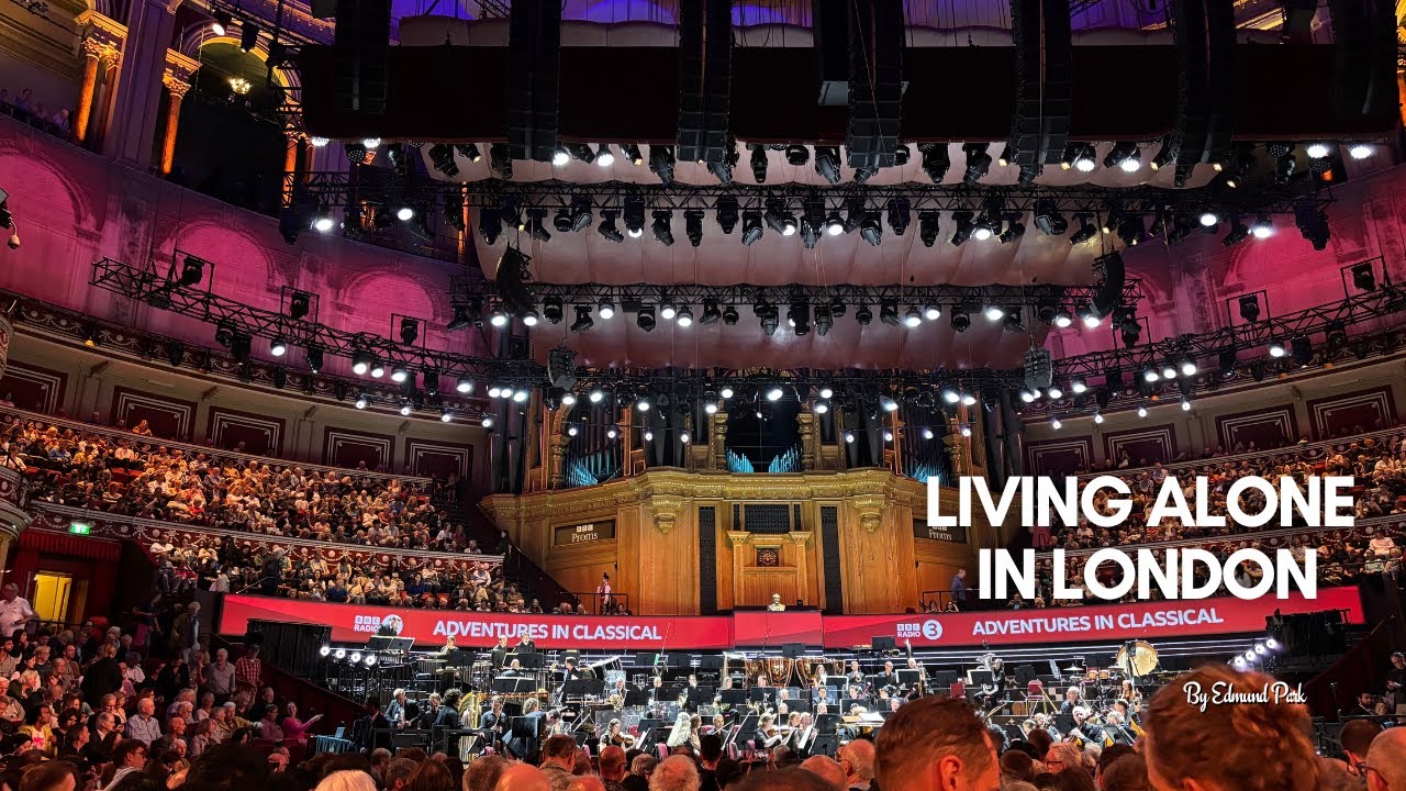Living Alone Diaries | BBC Proms, zoom call with students, British birthday party, cozy night