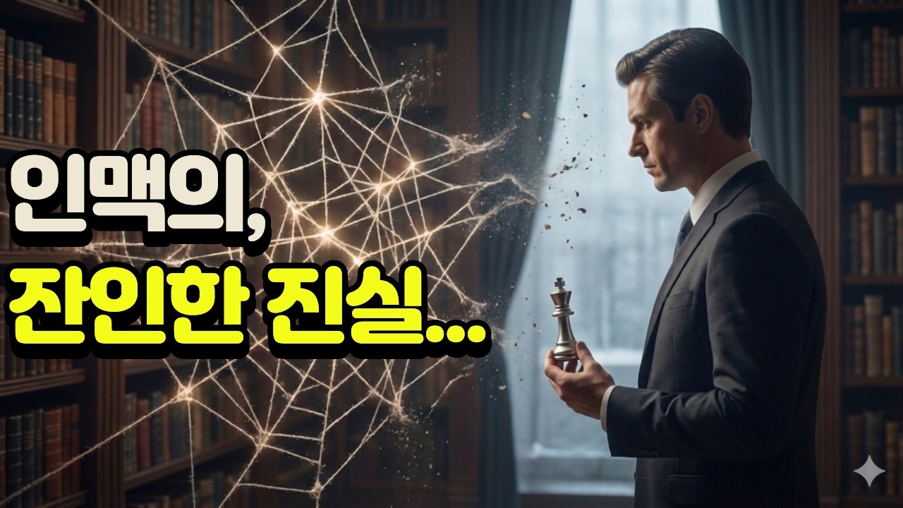 사람 많이 안다고요? 당신의 인맥이 결국 '가짜'인 이유, 성공한 사람들이 인맥보다 '이것'에 미친 듯이 집착하는 이유