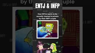 The Platonic Chemistry of ENTJ and INFP 🧠❤️ #memes #shorts