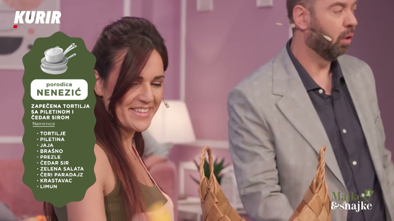 Zapečene tortilje sa piletinom porodice Nenezić - MAJKE I SNAJKE S-05/ep.16