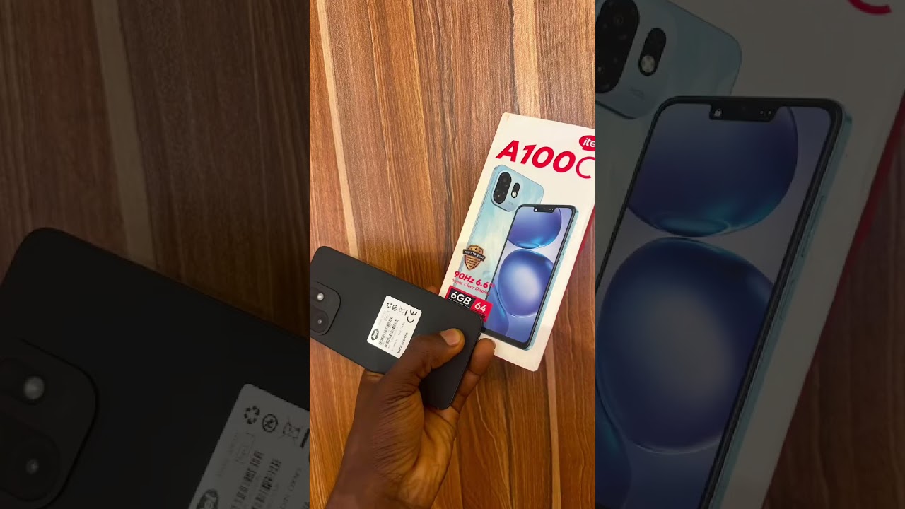 New Itel A100C 64 GB Black