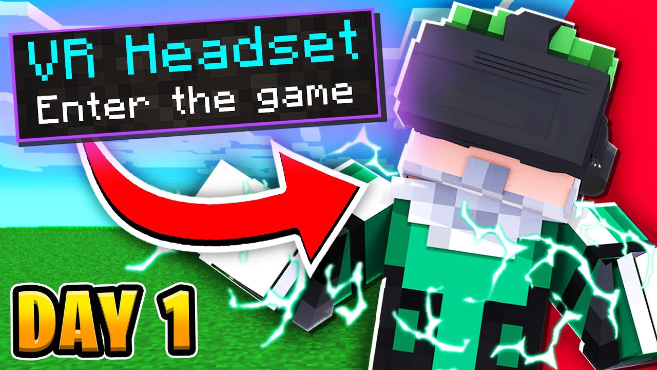 Deku Plays MINECRAFT VR for the First Time… (Day 1) - YouTube