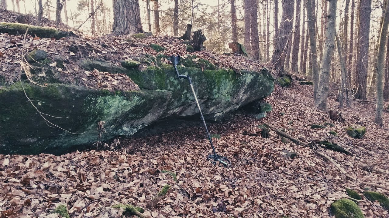 Metal Detecting For Treasure Under Huge Rocks And Other Places! - YouTube