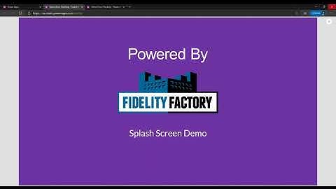 Power Apps Splash Screen Tutorial