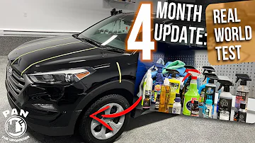 FOUR MONTH UPDATE: REAL WORLD MEGA TEST with 20 different paint protectants!