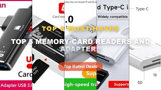 Don't Buy Top 5 Memory Card Readers And Adapters Before Watching This! - USB C SD Card Reader, USB C