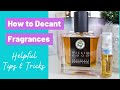 How to Decant Perfumes | Decanting Fragrances for Travel, Selling, & More!