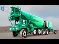The most advanced trucks and machinery in the concrete industry ▶  Front Discharge Mixer