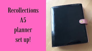 Update: A5 Ring Binder setup | Recollections Planner