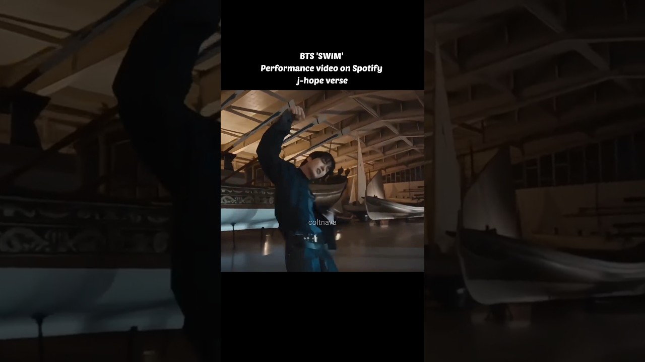 BTS 'SWIM' Performance video on Spotify j-hope verse 💦💦 #bts