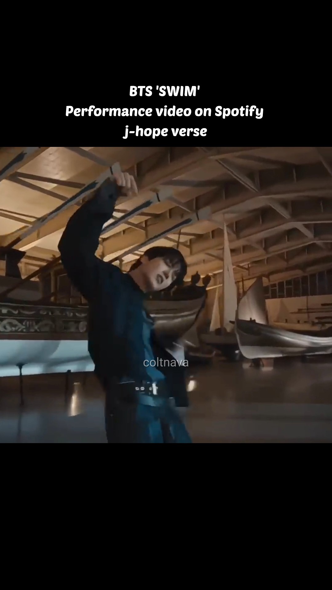 BTS 'SWIM' Performance video on Spotify j-hope verse 💦💦 #bts