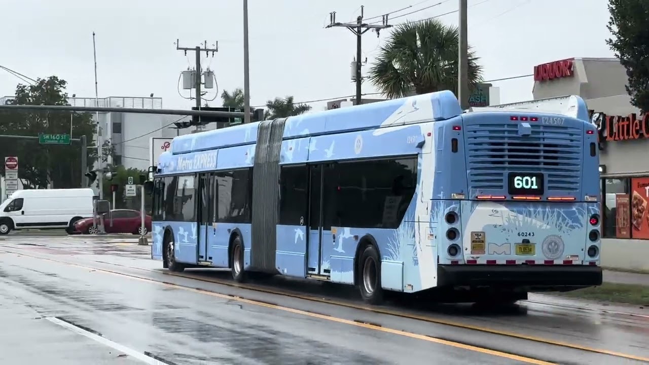 Addicted To Spotting | Miami-Dade Transit Metro Express Buses 601 And 602 | Busway and SW 160 Street