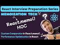 Memoization and React.memo with Custom Comparator | React Interview Preparation | React Performance