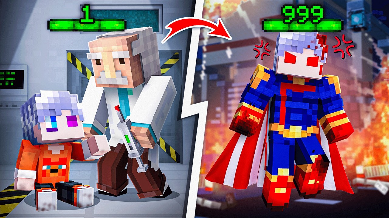😨 Minecraft but I Became HOMELANDER and Got SUPERPOWERS!