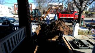 Time-Lapse of Sewer Line Replacement