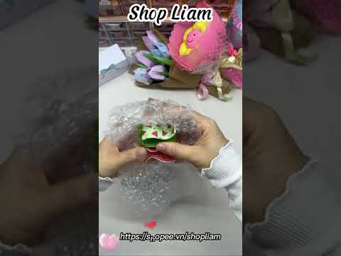 Video [ASMR Packing Order] #273-Kẹp tóc 5 răng họa tiết Dưa... - youtube