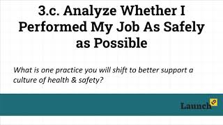 Health and Safety Module 3 C