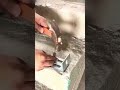 drilling on each side of the steps to install the iron bolts firmly #shorts