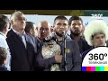 Видео . Орлы в клетке не сидят. Хабиб Нурмагомедов объяснился с фанатами