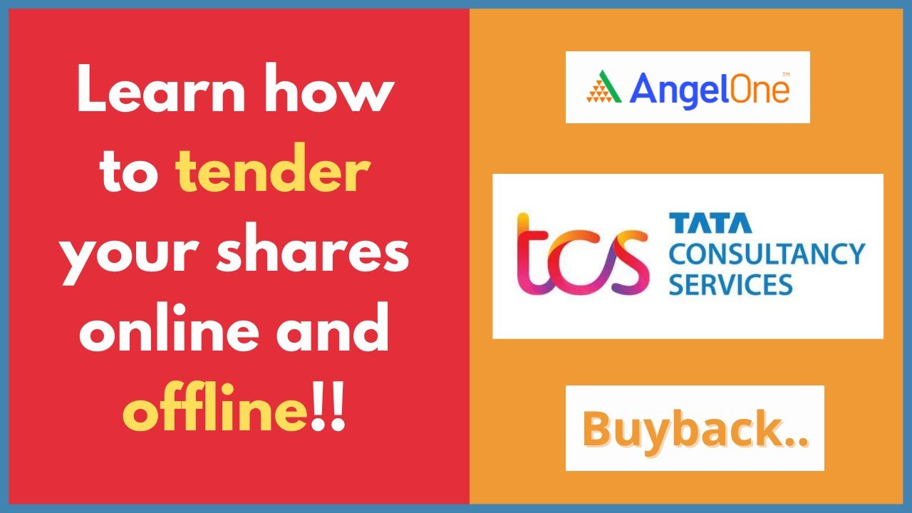 TCS Buyback Tender Form Application Process Angel One 2022