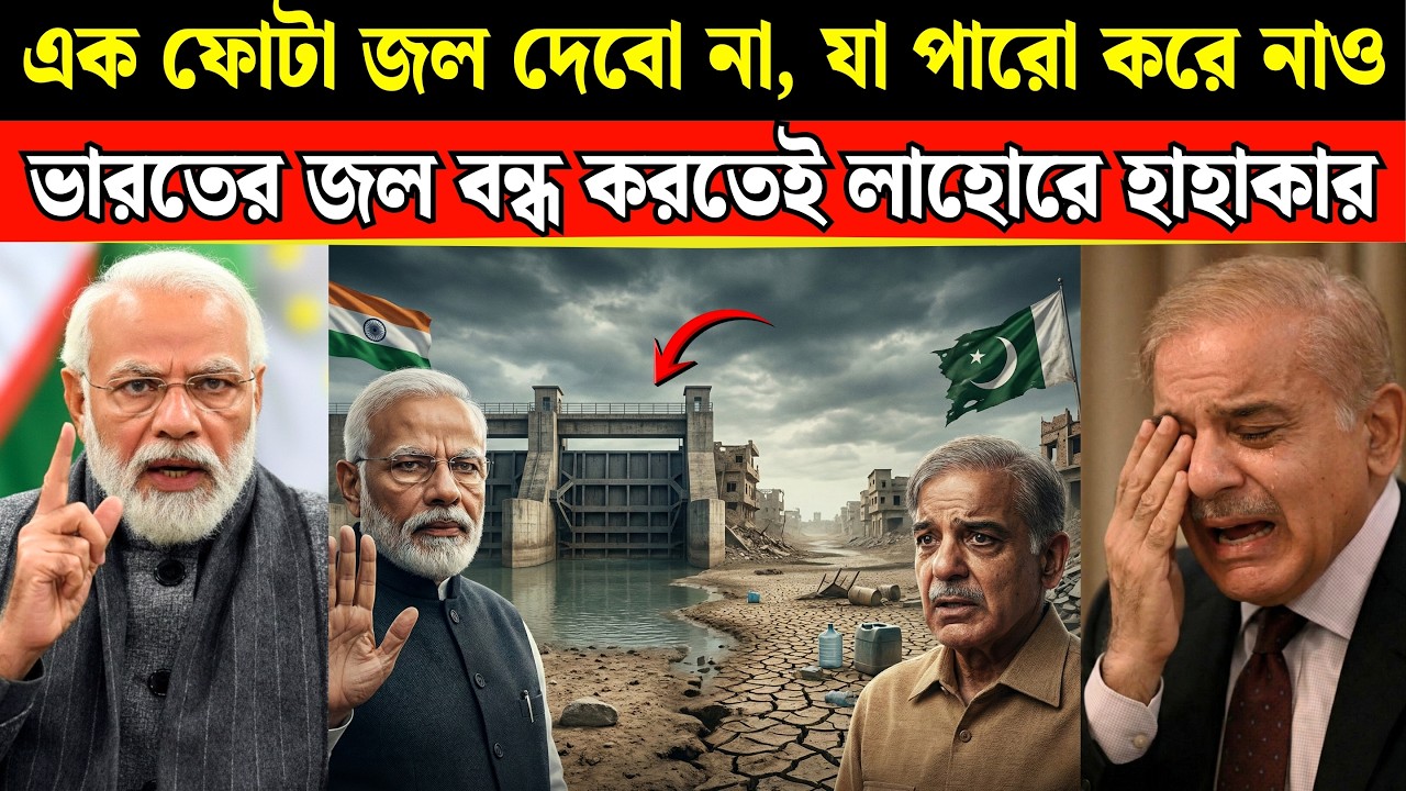 এক ফোটা জল দেবো না | পাকিস্তানের রাতের ঘুম কাড়লো ভারত | Modi's Masterstroke on Ravi River