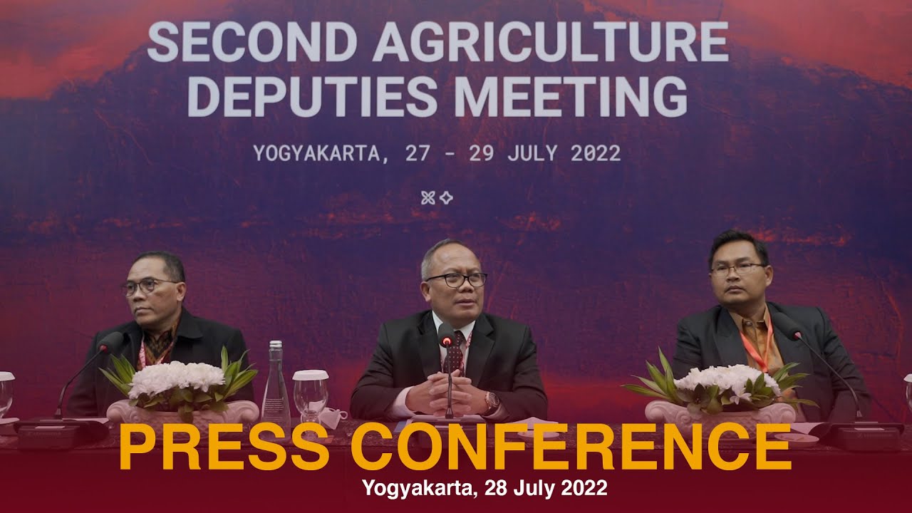 Press Conference The 2nd Agriculture Deputies Meeting ADM G20 