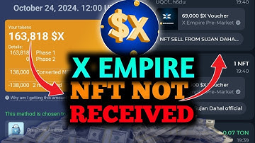 x empire token not received bitget, bybit, wallet | x empire sell kaise kare | X empire nft sell |