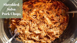 Crockpot Shredded Salsa Pork Chops by Eat the Gains 442 views 1 year ago 4 minutes, 34 seconds