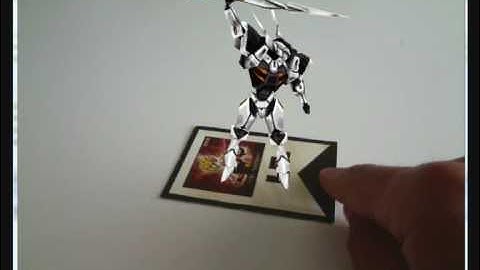 Augmented Reality with Frontier Vision and Irrlicht Engine - hand/object interaction