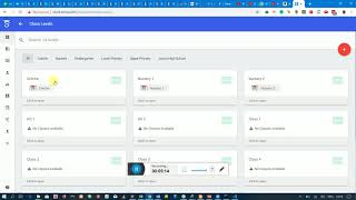 Import students using csv into class section, create class section and assign teachers to subjects o
