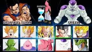 Dragon Ball Z Hyper Dimension Character Select Hd Remix