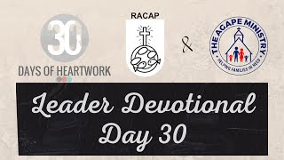30 Days of Heartwork Devotional (Day 30- Stephen Hepburn)