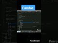 pandas in just 60 secs #pythonforbeginners #coding #programming #pythonprogramming