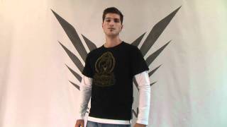 Fancybeast Clubwear Longsleeve Shirt Schwarz Weiß Msfb189 Magsters.de